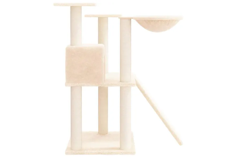 Vidaxl Cat Tree With Sisal Scratching Posts Cream 83 Cm Vidaxl Cat Tree With Sisal Scratching Posts Cream 83 Cm