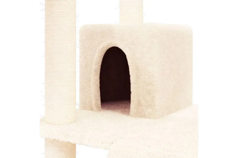 Vidaxl Cat Tree With Sisal Scratching Posts Cream 83 Cm Vidaxl Cat Tree With Sisal Scratching Posts Cream 83 Cm
