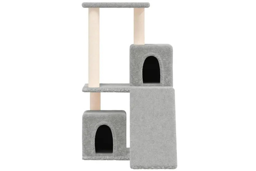 Vidaxl Cat Tree With Sisal Scratching Posts Light Grey 82 Cm Vidaxl Cat Tree With Sisal Scratching Posts Light Grey 82 Cm