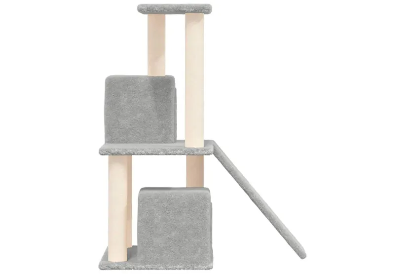 Vidaxl Cat Tree With Sisal Scratching Posts Light Grey 82 Cm Vidaxl Cat Tree With Sisal Scratching Posts Light Grey 82 Cm