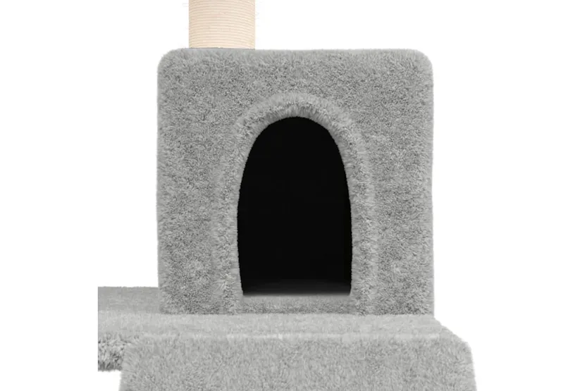 Vidaxl Cat Tree With Sisal Scratching Posts Light Grey 82 Cm Vidaxl Cat Tree With Sisal Scratching Posts Light Grey 82 Cm