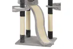 Vidaxl Cat Tree With Sisal Scratching Posts Grey 145 Cm Vidaxl Cat Tree With Sisal Scratching Posts Grey 145 Cm