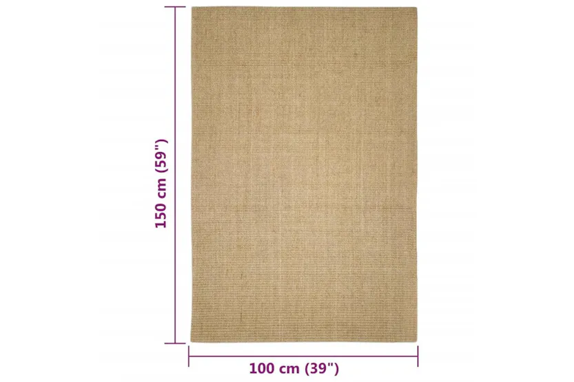 Vidaxl Sisal Rug For Scratching Post 100x150 Cm Vidaxl Sisal Rug For Scratching Post 100x150 Cm