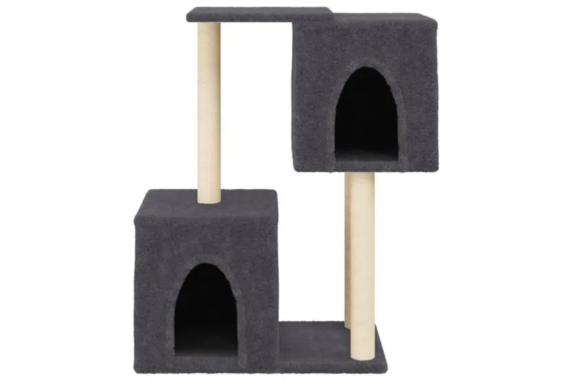 Vidaxl Cat Tree With Sisal Scratching Posts Dark Grey 86 Cm Vidaxl Cat Tree With Sisal Scratching Posts Dark Grey 86 Cm