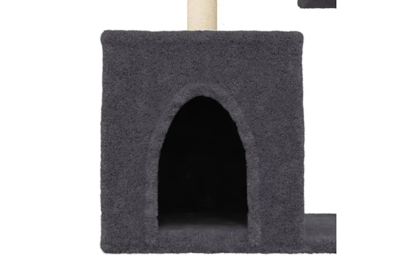 Vidaxl Cat Tree With Sisal Scratching Posts Dark Grey 86 Cm Vidaxl Cat Tree With Sisal Scratching Posts Dark Grey 86 Cm