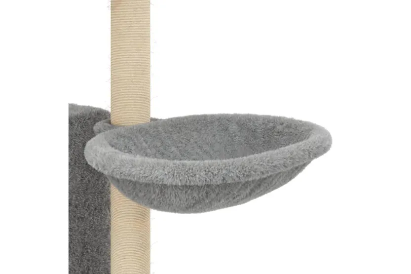 Vidaxl Cat Tree With Sisal Scratching Posts Light Grey 131 Cm Vidaxl Cat Tree With Sisal Scratching Posts Light Grey 131 Cm