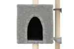 Vidaxl Cat Tree With Sisal Scratching Posts Light Grey 131 Cm Vidaxl Cat Tree With Sisal Scratching Posts Light Grey 131 Cm