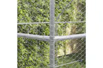 Vidaxl Chicken Cage 4 Pcs Silver 800 X 200 X 200 Cm Steel And Pe Vidaxl Chicken Cage 4 Pcs Silver 800 X 200 X 200 Cm Steel And Pe