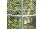 Vidaxl Chicken Cage 4 Pcs Silver 800 X 200 X 200 Cm Steel And Pe Vidaxl Chicken Cage 4 Pcs Silver 800 X 200 X 200 Cm Steel And Pe