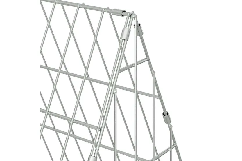 Vidaxl Rabbit Cage Silver 110 X 55 X 55 Cm Galvanised Steel Vidaxl Rabbit Cage Silver 110 X 55 X 55 Cm Galvanised Steel