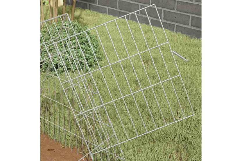 Vidaxl Rabbit Cage Silver 215 X 55 X 55 Cm Galvanised Steel Vidaxl Rabbit Cage Silver 215 X 55 X 55 Cm Galvanised Steel