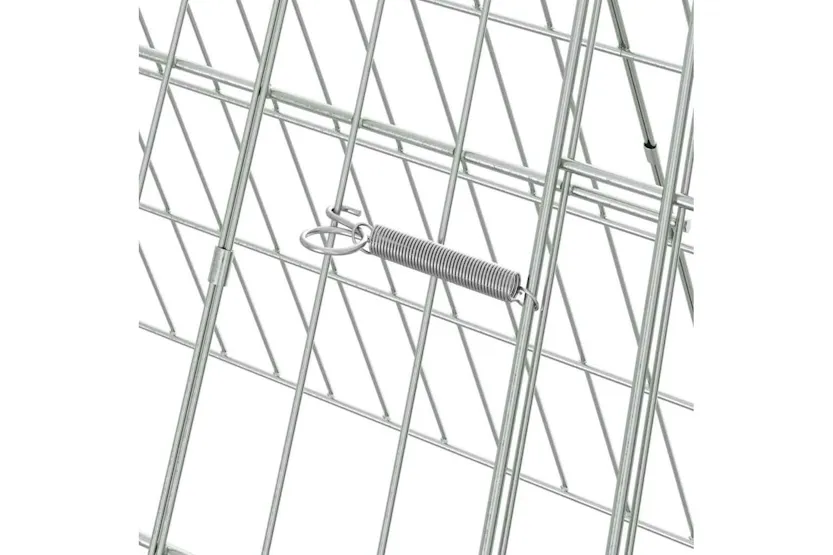 Vidaxl Rabbit Cage Silver 215 X 55 X 55 Cm Galvanised Steel Vidaxl Rabbit Cage Silver 215 X 55 X 55 Cm Galvanised Steel