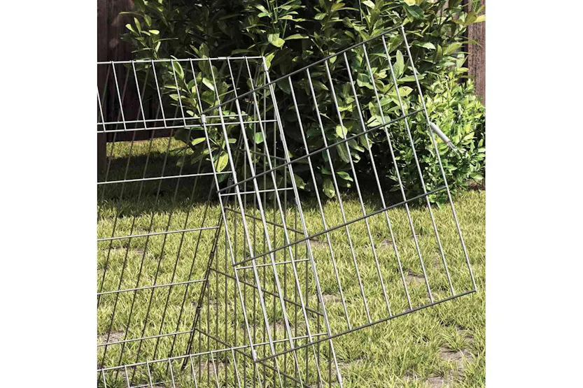 Vidaxl Rabbit Cage Silver 430 X 55 X 55 Cm Galvanised Steel Vidaxl Rabbit Cage Silver 430 X 55 X 55 Cm Galvanised Steel