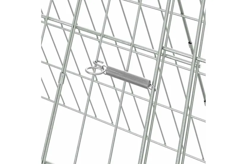 Vidaxl Rabbit Cage Silver 430 X 55 X 55 Cm Galvanised Steel Vidaxl Rabbit Cage Silver 430 X 55 X 55 Cm Galvanised Steel