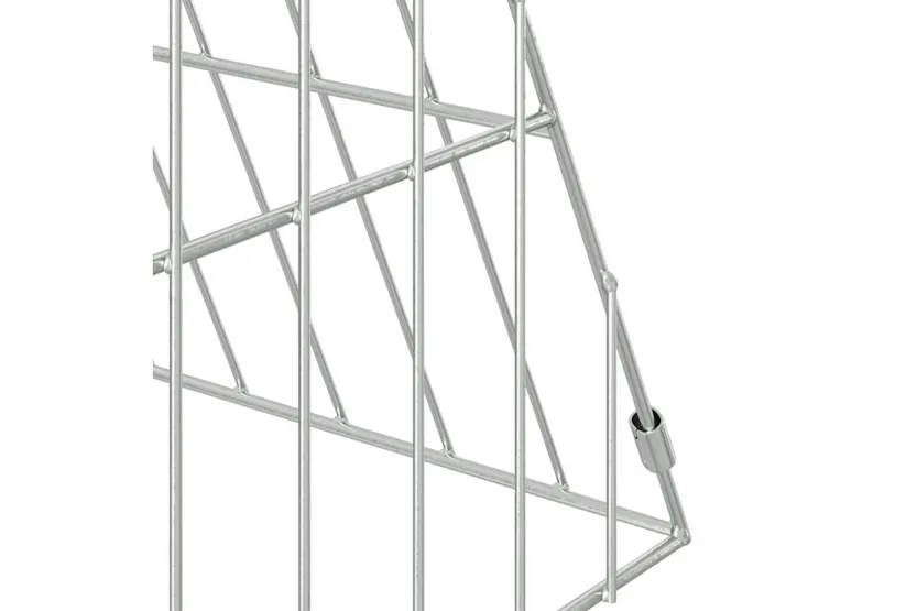 Vidaxl Rabbit Cage Silver 430 X 55 X 55 Cm Galvanised Steel Vidaxl Rabbit Cage Silver 430 X 55 X 55 Cm Galvanised Steel