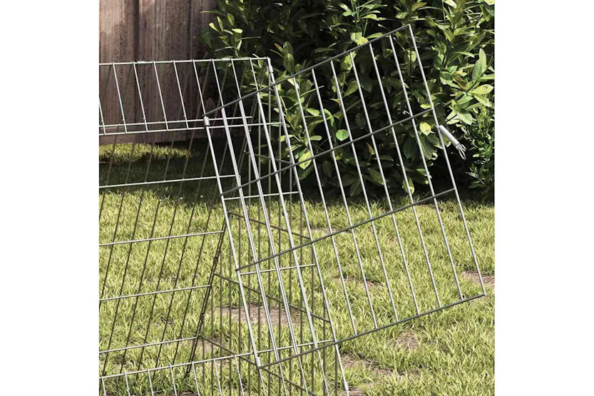 Vidaxl Rabbit Cage Silver 650 X 55 X 55 Cm Galvanised Steel Vidaxl Rabbit Cage Silver 650 X 55 X 55 Cm Galvanised Steel