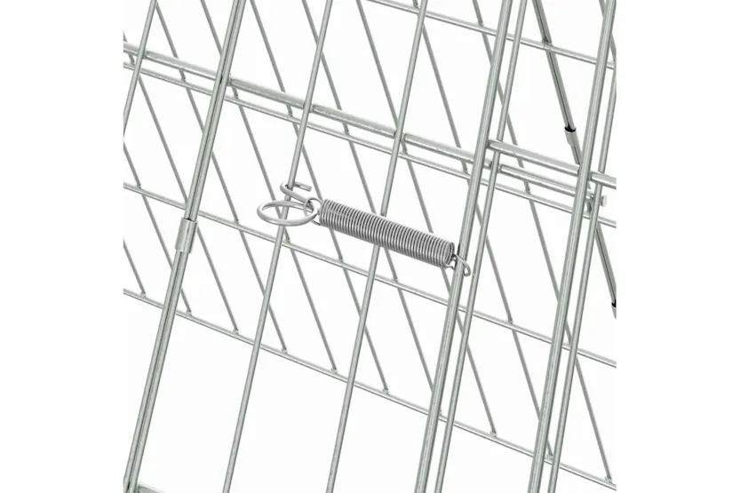 Vidaxl Rabbit Cage Silver 650 X 55 X 55 Cm Galvanised Steel Vidaxl Rabbit Cage Silver 650 X 55 X 55 Cm Galvanised Steel