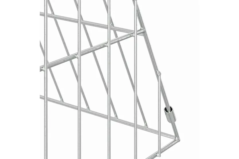 Vidaxl Rabbit Cage Silver 650 X 55 X 55 Cm Galvanised Steel Vidaxl Rabbit Cage Silver 650 X 55 X 55 Cm Galvanised Steel