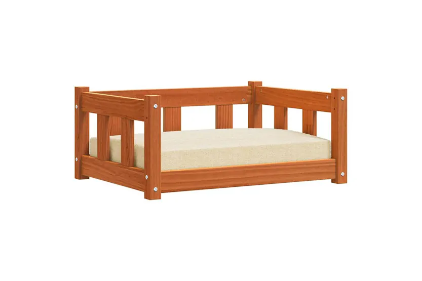 Vidaxl Dog Bed Wax Brown 655 X 505 X 28 Cm Solid Pine Wood Vidaxl Dog Bed Wax Brown 655 X 505 X 28 Cm Solid Pine Wood