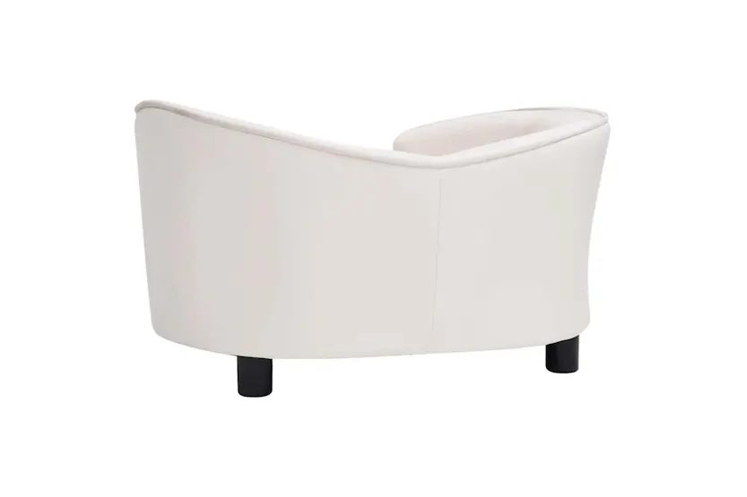 Vidaxl Dog Sofa Cream 69x49x40 Cm Plush And Faux Leather Vidaxl Dog Sofa Cream 69x49x40 Cm Plush And Faux Leather
