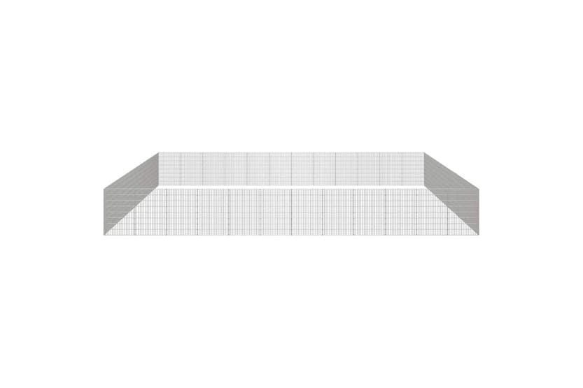 Vidaxl Free Range Animal Enclosure 48-panel 54x80 Cm Galvanised Iron Vidaxl Free Range Animal Enclosure 48-panel 54x80 Cm Galvanised Iron