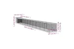 Vidaxl Dog House With Run Light Grey 110x1221x110 Cm Galvanised Steel Vidaxl Dog House With Run Light Grey 110x1221x110 Cm Galvanised Steel