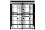 Vidaxl Outdoor Dog Kennel With Roof Steel 369 M Vidaxl Outdoor Dog Kennel With Roof Steel 369 M