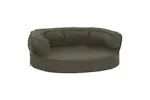 Vidaxl Ergonomic Dog Bed Mattress 60x42 Cm Linen Look Dark Grey Vidaxl Ergonomic Dog Bed Mattress 60x42 Cm Linen Look Dark Grey