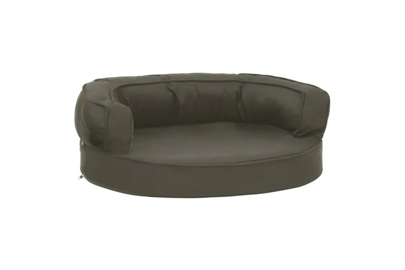 Vidaxl Ergonomic Dog Bed Mattress 60x42 Cm Linen Look Dark Grey Vidaxl Ergonomic Dog Bed Mattress 60x42 Cm Linen Look Dark Grey