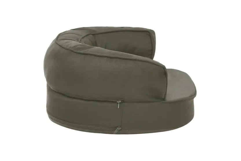 Vidaxl Ergonomic Dog Bed Mattress 60x42 Cm Linen Look Dark Grey Vidaxl Ergonomic Dog Bed Mattress 60x42 Cm Linen Look Dark Grey