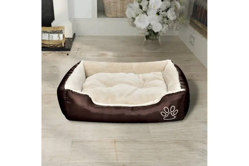 Vidaxl Warm Dog Bed With Padded Cushion M Vidaxl Warm Dog Bed With Padded Cushion M