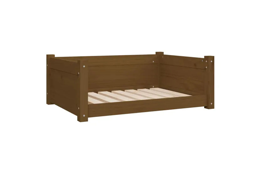 Vidaxl Dog Bed Honey Brown 755x555x28 Cm Solid Pine Wood Vidaxl Dog Bed Honey Brown 755x555x28 Cm Solid Pine Wood