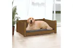 Vidaxl Dog Bed Honey Brown 755x555x28 Cm Solid Pine Wood Vidaxl Dog Bed Honey Brown 755x555x28 Cm Solid Pine Wood