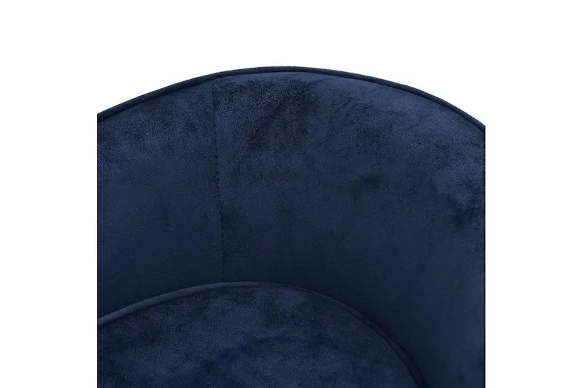 Vidaxl Dog Sofa Blue 69x49x40 Cm Plush And Faux Leather Vidaxl Dog Sofa Blue 69x49x40 Cm Plush And Faux Leather