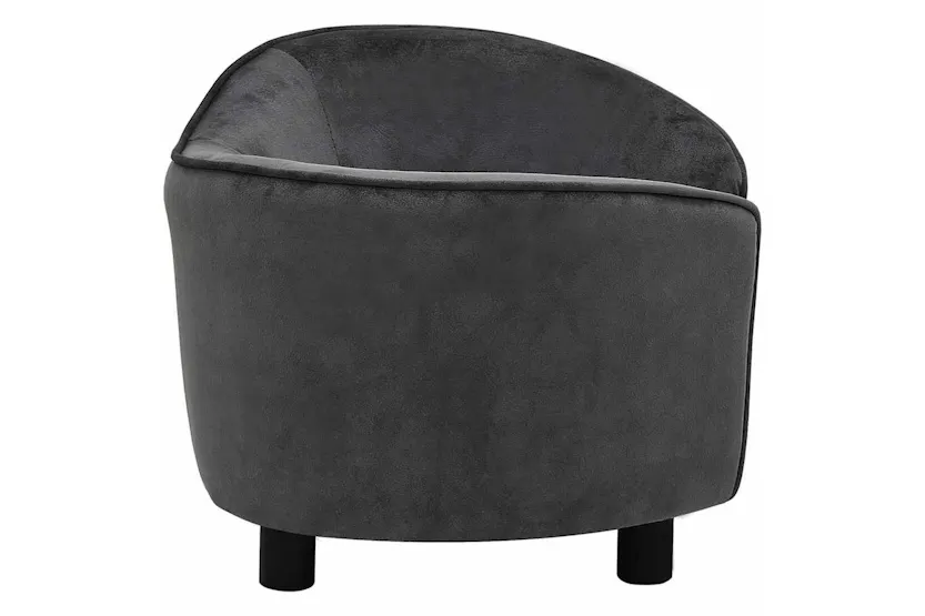 Vidaxl Dog Sofa Dark Grey 69x49x40 Cm Plush Vidaxl Dog Sofa Dark Grey 69x49x40 Cm Plush
