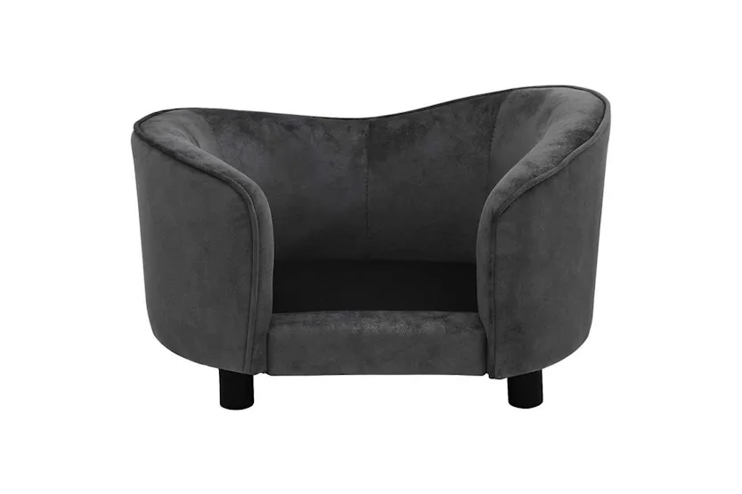 Vidaxl Dog Sofa Dark Grey 69x49x40 Cm Plush Vidaxl Dog Sofa Dark Grey 69x49x40 Cm Plush