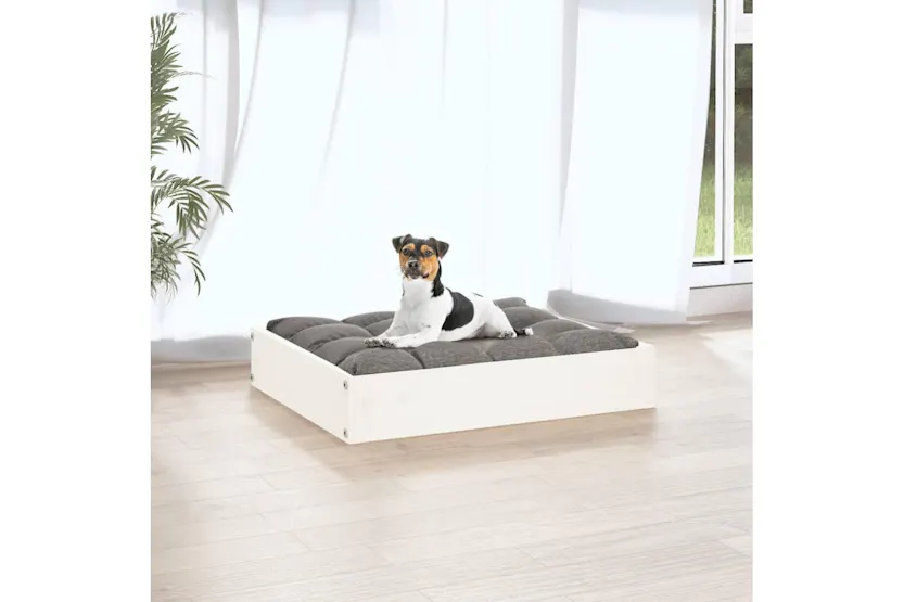 Vidaxl Dog Bed White 515x44x9 Cm Solid Wood Pine Vidaxl Dog Bed White 515x44x9 Cm Solid Wood Pine