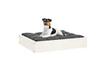 Vidaxl Dog Bed White 515x44x9 Cm Solid Wood Pine Vidaxl Dog Bed White 515x44x9 Cm Solid Wood Pine