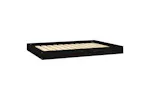 Vidaxl Dog Bed Black 1015x74x9 Cm Solid Wood Pine Vidaxl Dog Bed Black 1015x74x9 Cm Solid Wood Pine