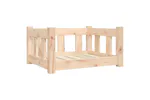 Vidaxl Dog Bed 555x455x28 Cm Solid Wood Pine Vidaxl Dog Bed 555x455x28 Cm Solid Wood Pine