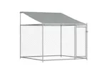 Vidaxl Dog Cage With Roof And Door Grey 6x2x2 M Galvanised Steel Vidaxl Dog Cage With Roof And Door Grey 6x2x2 M Galvanised Steel