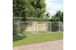 Vidaxl Dog Cage With Doors Grey 6x2x15 M Galvanised Steel Vidaxl Dog Cage With Doors Grey 6x2x15 M Galvanised Steel
