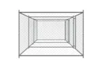 Vidaxl Dog Cage With Doors Grey 6x2x15 M Galvanised Steel Vidaxl Dog Cage With Doors Grey 6x2x15 M Galvanised Steel