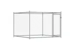 Vidaxl Dog Cage With Doors Grey 6x2x15 M Galvanised Steel Vidaxl Dog Cage With Doors Grey 6x2x15 M Galvanised Steel