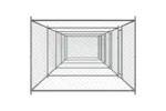 Vidaxl Dog Cage With Doors Grey 10x2x15 M Galvanised Steel Vidaxl Dog Cage With Doors Grey 10x2x15 M Galvanised Steel