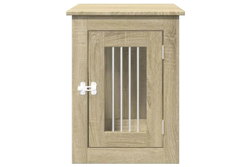 Vidaxl Dog Crate Furniture Sonoma Oak 45x62x59 Cm Engineered Wood Vidaxl Dog Crate Furniture Sonoma Oak 45x62x59 Cm Engineered Wood