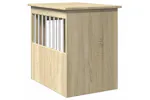 Vidaxl Dog Crate Furniture Sonoma Oak 45x62x59 Cm Engineered Wood Vidaxl Dog Crate Furniture Sonoma Oak 45x62x59 Cm Engineered Wood