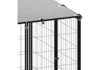 Vidaxl Dog Kennel Black 110x110x110 Cm Steel Vidaxl Dog Kennel Black 110x110x110 Cm Steel