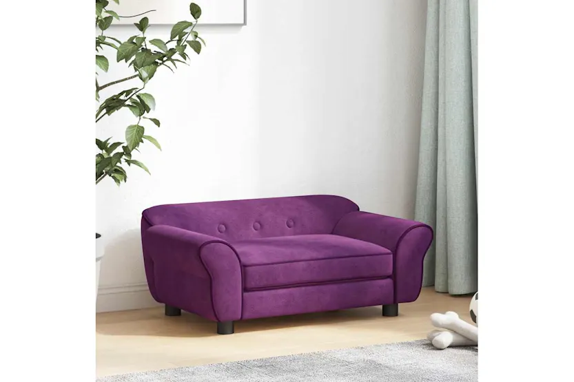 Vidaxl Dog Sofa Burgundy 72x45x30 Cm Plush Vidaxl Dog Sofa Burgundy 72x45x30 Cm Plush