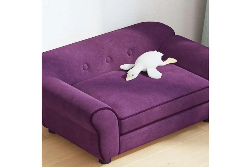 Vidaxl Dog Sofa Burgundy 72x45x30 Cm Plush Vidaxl Dog Sofa Burgundy 72x45x30 Cm Plush